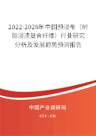2022-2028年中國預浸布（樹脂浸漬復合纖維）行業(yè)研究分析及發(fā)展趨勢預測報告