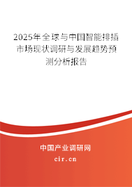 2025年全球與中國(guó)智能排插市場(chǎng)現(xiàn)狀調(diào)研與發(fā)展趨勢(shì)預(yù)測(cè)分析報(bào)告