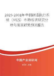 （最新）中國制造執(zhí)行系統(tǒng)（MES）市場現(xiàn)狀研究分析與發(fā)展趨勢預(yù)測報告