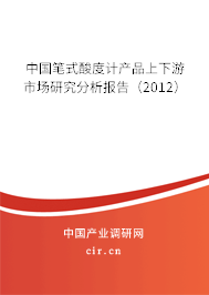 中國(guó)筆式酸度計(jì)產(chǎn)品上下游市場(chǎng)研究分析報(bào)告（2012）