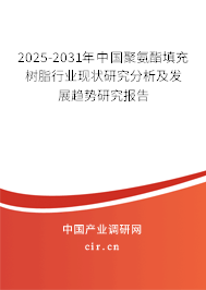 2025-2031年中國聚氨酯填充樹脂行業(yè)現(xiàn)狀研究分析及發(fā)展趨勢研究報(bào)告