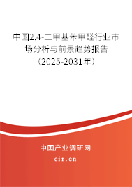 中國2,4-二甲基苯甲醛行業(yè)市場(chǎng)分析與前景趨勢(shì)報(bào)告（2025-2031年）