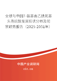 全球與中國7-氨基去乙酰氧基頭孢烷酸發(fā)展現(xiàn)狀分析及前景趨勢報告（2025-2031年）
