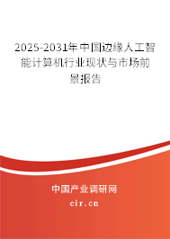 2025-2031年中國(guó)邊緣人工智能計(jì)算機(jī)行業(yè)現(xiàn)狀與市場(chǎng)前景報(bào)告