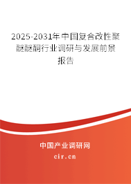 2025-2031年中國復(fù)合改性聚醚醚酮行業(yè)調(diào)研與發(fā)展前景報告