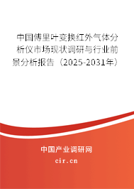 中國傅里葉變換紅外氣體分析儀市場現(xiàn)狀調(diào)研與行業(yè)前景分析報告（2025-2031年）