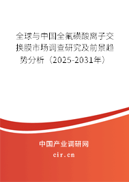 全球與中國(guó)全氟磺酸離子交換膜市場(chǎng)調(diào)查研究及前景趨勢(shì)分析（2025-2031年）