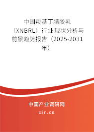 中國羧基丁腈膠乳（XNBRL）行業(yè)現狀分析與前景趨勢報告（2025-2031年）
