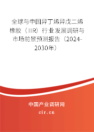 全球與中國異丁烯異戊二烯橡膠（IIR）行業(yè)發(fā)展調(diào)研與市場前景預(yù)測報告（2024-2030年）