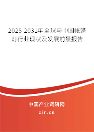 2025-2031年全球與中國帳篷燈行業(yè)現(xiàn)狀及發(fā)展前景報告