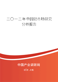 二〇一二年中國鈀市場研究分析報(bào)告