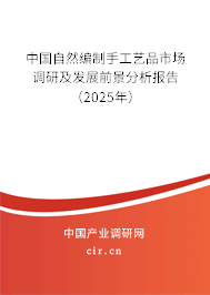中國自然編制手工藝品市場調(diào)研及發(fā)展前景分析報(bào)告（2025年）