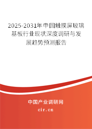 2025-2031年中國觸摸屏玻璃基板行業(yè)現(xiàn)狀深度調(diào)研與發(fā)展趨勢預(yù)測報(bào)告