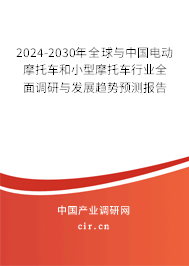 2024-2030年全球與中國電動(dòng)摩托車和小型摩托車行業(yè)全面調(diào)研與發(fā)展趨勢預(yù)測報(bào)告
