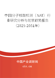中國分子核酸檢測（NAT）行業(yè)研究分析與前景趨勢報告（2025-2031年）