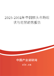 2025-2031年中國(guó)褲頭市場(chǎng)現(xiàn)狀與前景趨勢(shì)報(bào)告