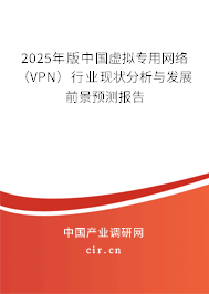 2025年版中國虛擬專用網(wǎng)絡(luò)（VPN）行業(yè)現(xiàn)狀分析與發(fā)展前景預(yù)測報告