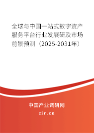 全球與中國一站式數(shù)字資產(chǎn)服務(wù)平臺行業(yè)發(fā)展研及市場前景預(yù)測（2025-2031年）
