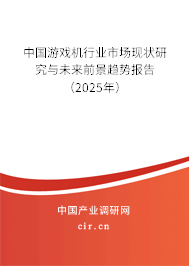 中國游戲機(jī)行業(yè)市場現(xiàn)狀研究與未來前景趨勢報(bào)告（2025年）