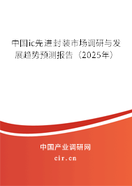 （最新）中國(guó)ic先進(jìn)封裝市場(chǎng)調(diào)研與發(fā)展趨勢(shì)預(yù)測(cè)報(bào)告