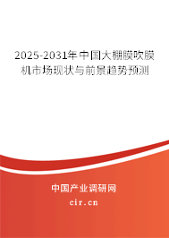 2025-2031年中國大棚膜吹膜機市場現(xiàn)狀與前景趨勢預(yù)測