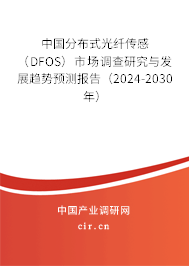 中國分布式光纖傳感（DFOS）市場調(diào)查研究與發(fā)展趨勢預(yù)測報(bào)告（2024-2030年）