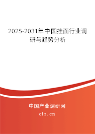 2025-2031年中國(guó)掛面行業(yè)調(diào)研與趨勢(shì)分析