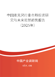 中國麥克風(fēng)行業(yè)市場現(xiàn)狀研究與未來前景趨勢報告（2025年）