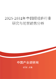 2025-2030年中國膜組件行業(yè)研究與前景趨勢分析