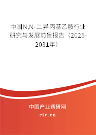 中國N,N-二異丙基乙胺行業(yè)研究與發(fā)展前景報告（2025-2031年）