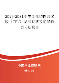 2025-2031年中國熱塑性硫化膠（TPV）發(fā)展現(xiàn)狀及前景趨勢分析報(bào)告