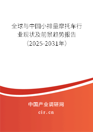 全球與中國小排量摩托車行業(yè)現狀及前景趨勢報告（2025-2031年）