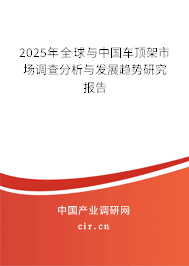 2025年全球與中國(guó)車(chē)頂架市場(chǎng)調(diào)查分析與發(fā)展趨勢(shì)研究報(bào)告