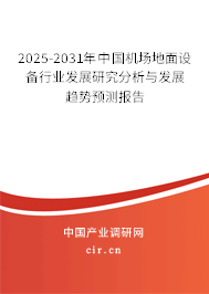 2025-2031年中國機場地面設(shè)備行業(yè)發(fā)展研究分析與發(fā)展趨勢預(yù)測報告