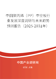 中國(guó)聚丙烯（PP）中空板行業(yè)發(fā)展深度調(diào)研與未來(lái)趨勢(shì)預(yù)測(cè)報(bào)告（2025-2031年）