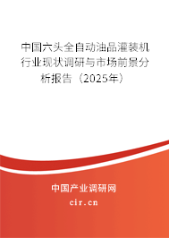 中國(guó)六頭全自動(dòng)油品灌裝機(jī)行業(yè)現(xiàn)狀調(diào)研與市場(chǎng)前景分析報(bào)告（2025年）