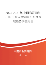 2025-2031年中國物聯(lián)網(wǎng)與RFID市場深度調(diào)查分析及發(fā)展趨勢研究報告