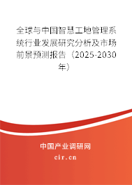 全球與中國(guó)智慧工地管理系統(tǒng)行業(yè)發(fā)展研究分析及市場(chǎng)前景預(yù)測(cè)報(bào)告（2025-2030年）