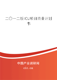 二〇一二版ICU項(xiàng)目商業(yè)計(jì)劃書