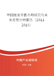 中國批發(fā)零售市場研究與未來走勢分析報告（2011-2015）